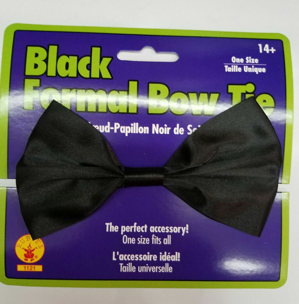 Black or White BOW TIE  Costume Accessory