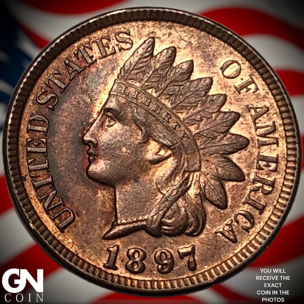 1897 Indian Head Cent Penny Y4672
