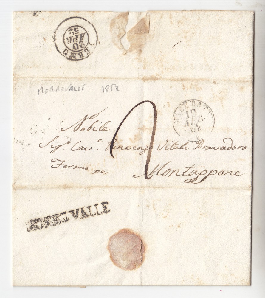 W910-PONTIFICAL STATE-PREF. MORROVALLE/MONTEAPPONE