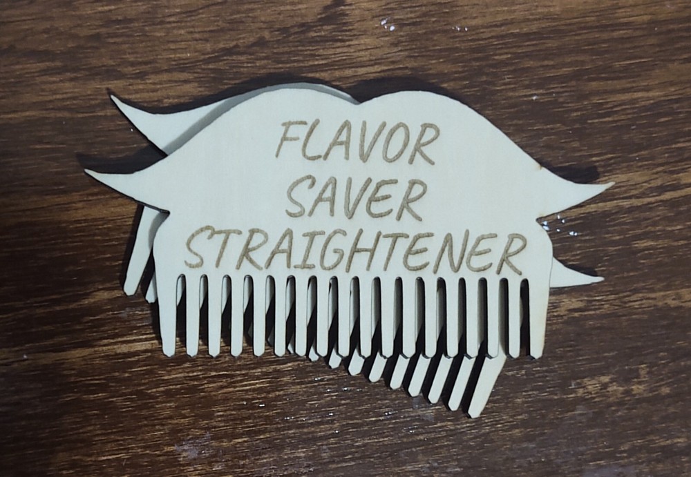 wooden beard comb