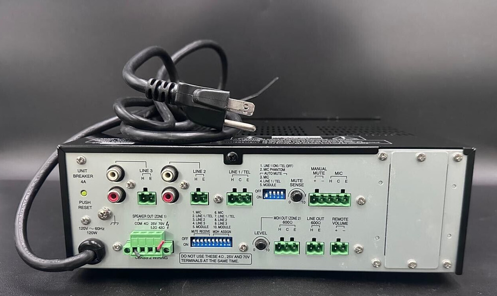 TOA Mixer Amplifier BG-2120 AS - IS