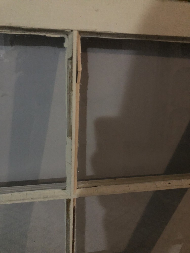 antique window glass panes