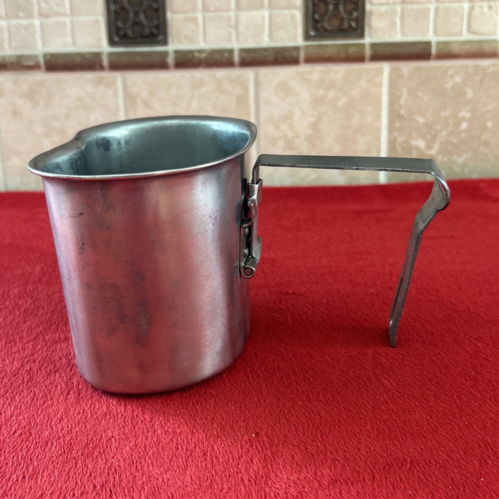 US Military Early Vietnam Steel Canteen Cup Dated 1965 US Army