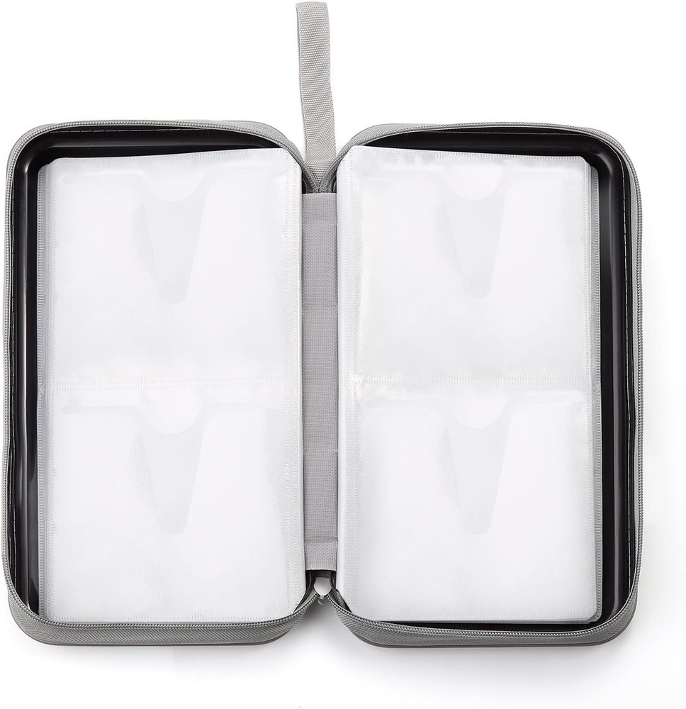CD Case,96 Capacity CD Holder Hard Plastic CD Storage Wallet Protective CD/DV...