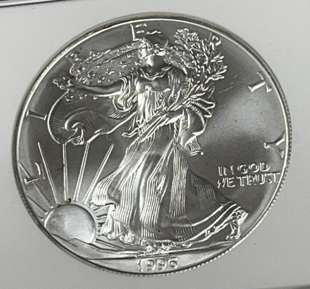 1996 1 oz American Silver Eagle NGC MS 69