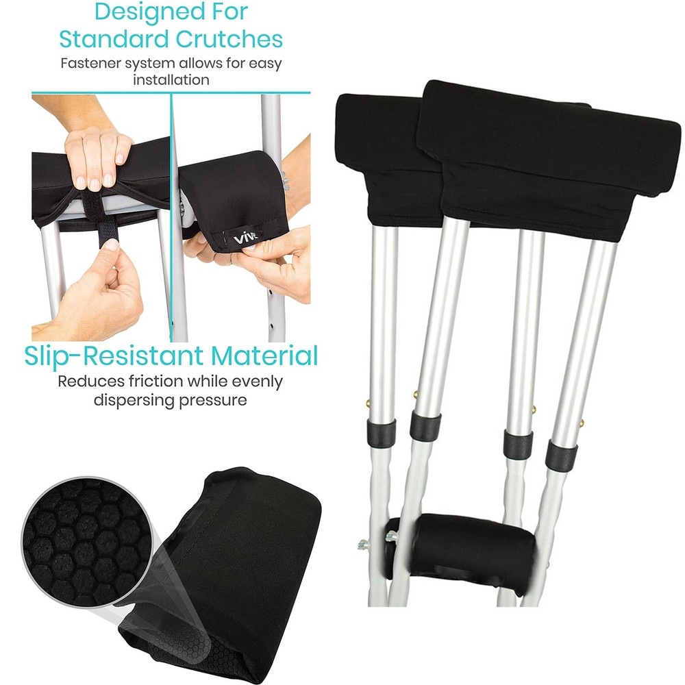 Universal 2Pcs Hand Grip Pad Comfortable 2 Pcs Underarm Pads Folding Home Work