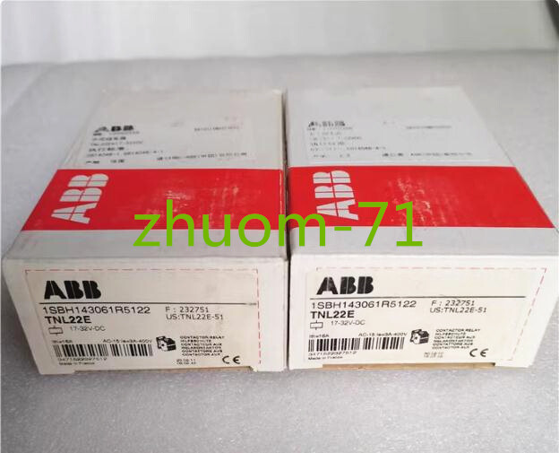 1PC  ABB DC contactor TNL22E 17-32VDC
