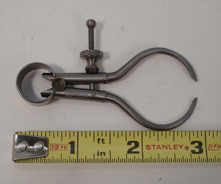 NOS BEAUTIFUL Moore & Wright UK Micro 2" Toolmakers Machined Round Leg Caliper