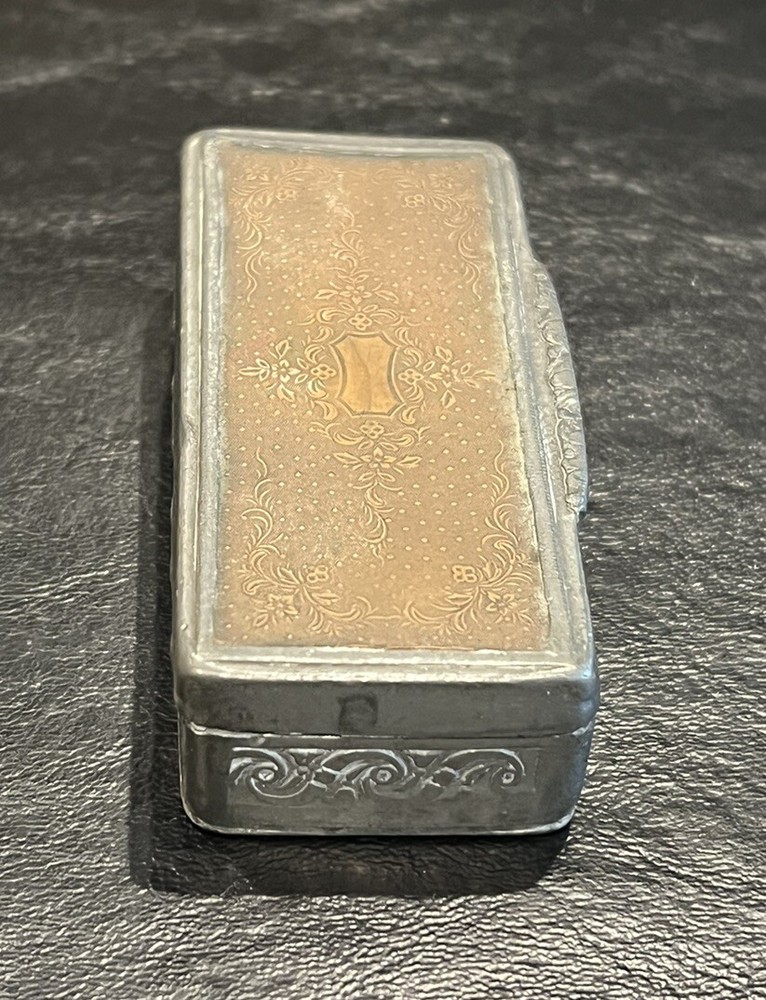 19th Century Pewter Snuff Box