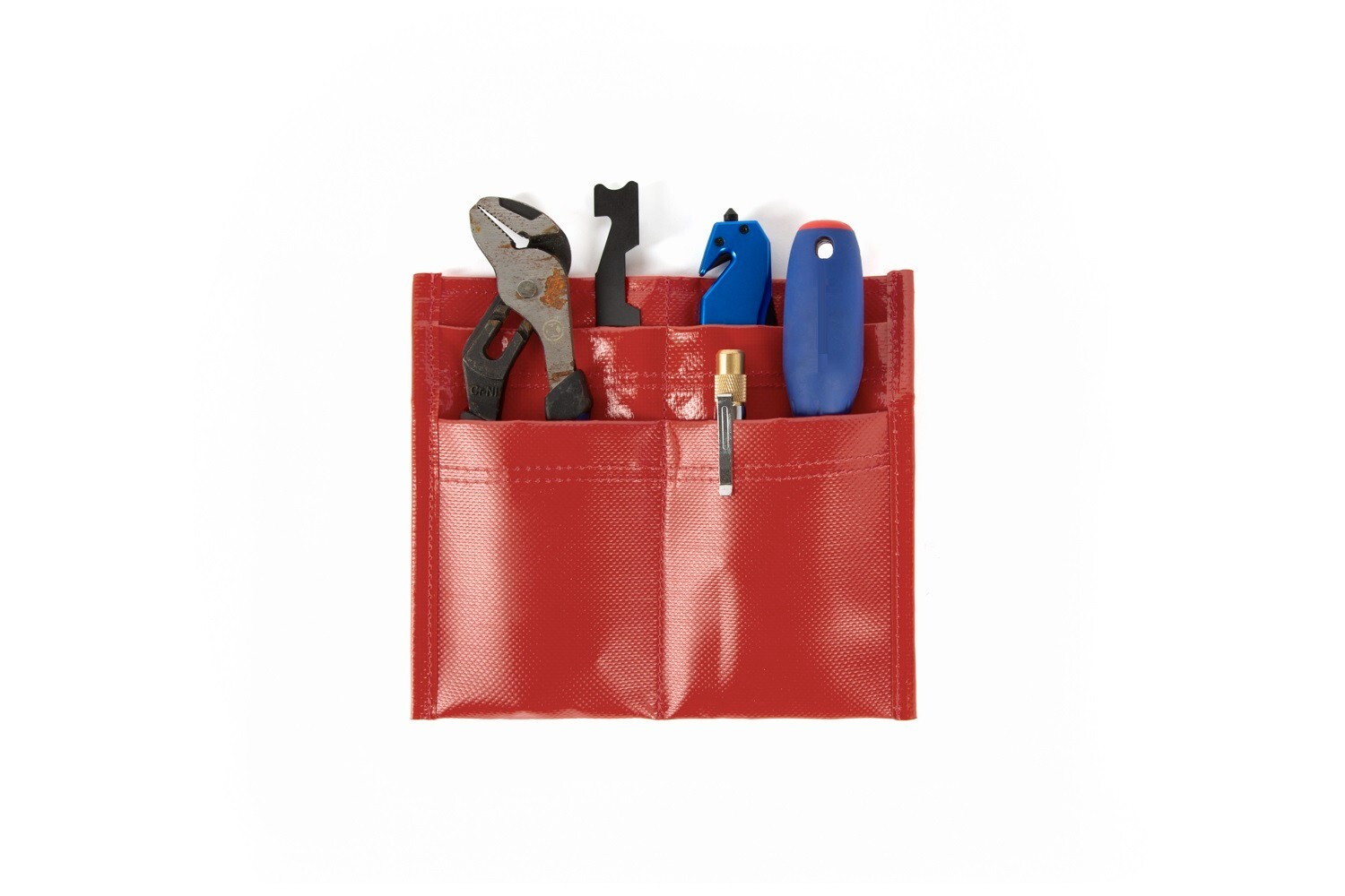 LINE2design Firefighter Tool Pouch Bunker Gear Pocket Tool Holder Nylon - Red