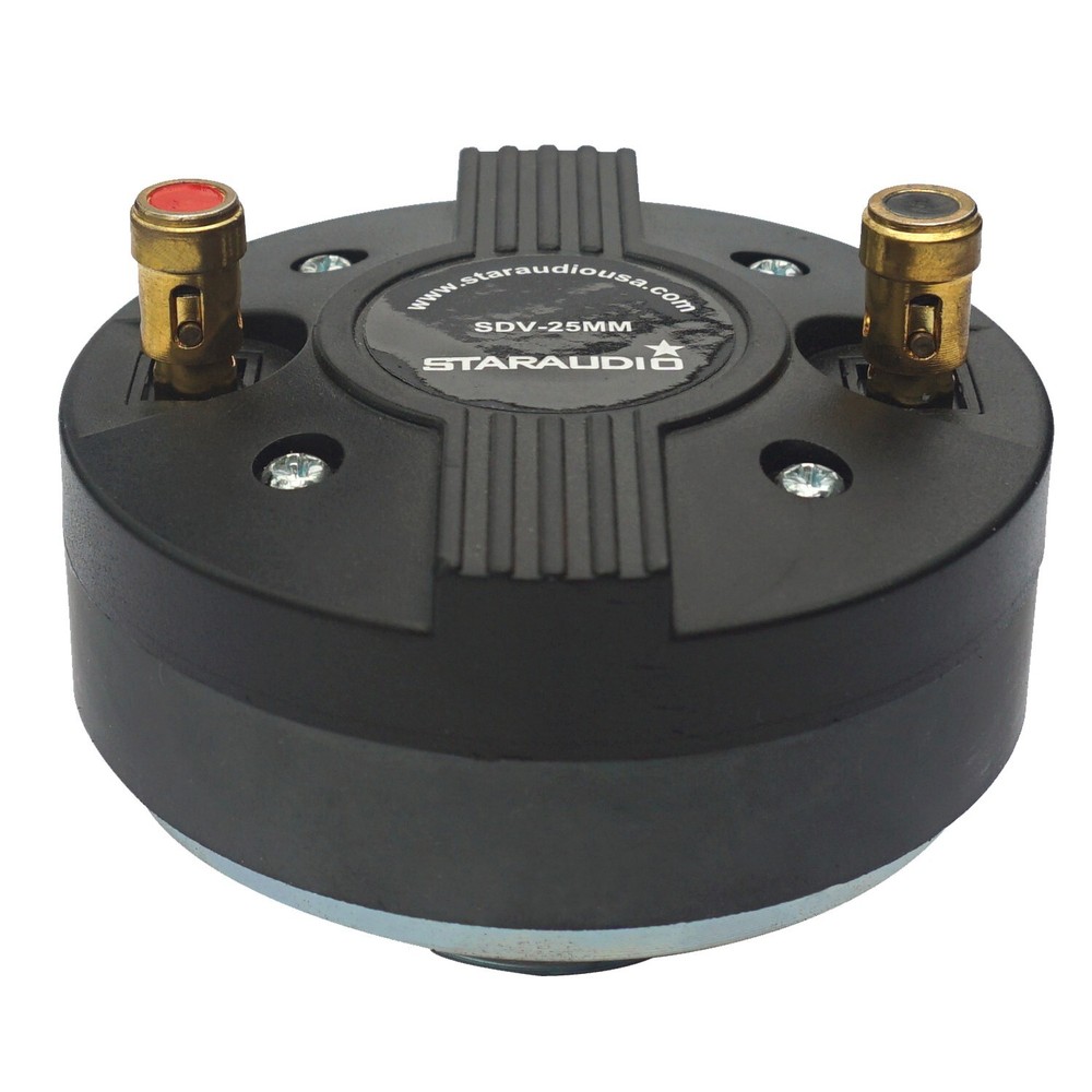 25MM Titanium Compression Driver Screw-On Horn Driver Tweeter Audio PA Speaker