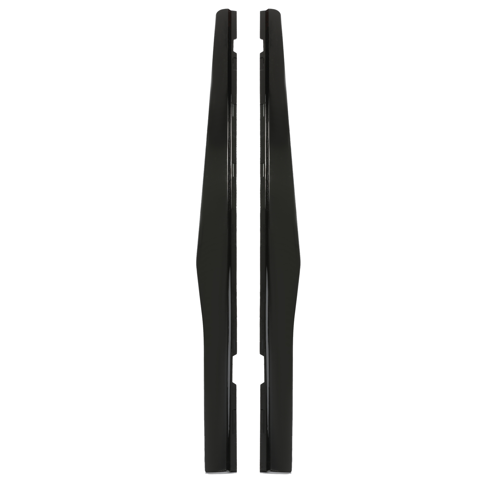 Side Skirts Extension For 2010-15 Chevy Camaro SS LS LT Gloss Black Rocker Panel