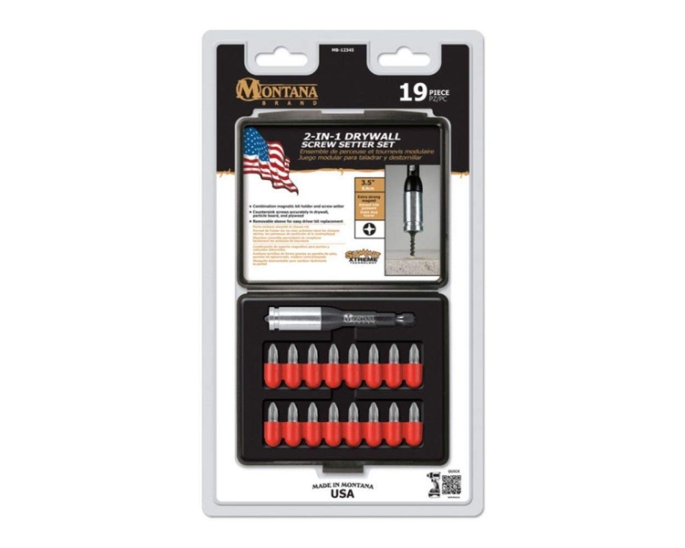 Drywall Screw Setter Set (7-Piece) One Size