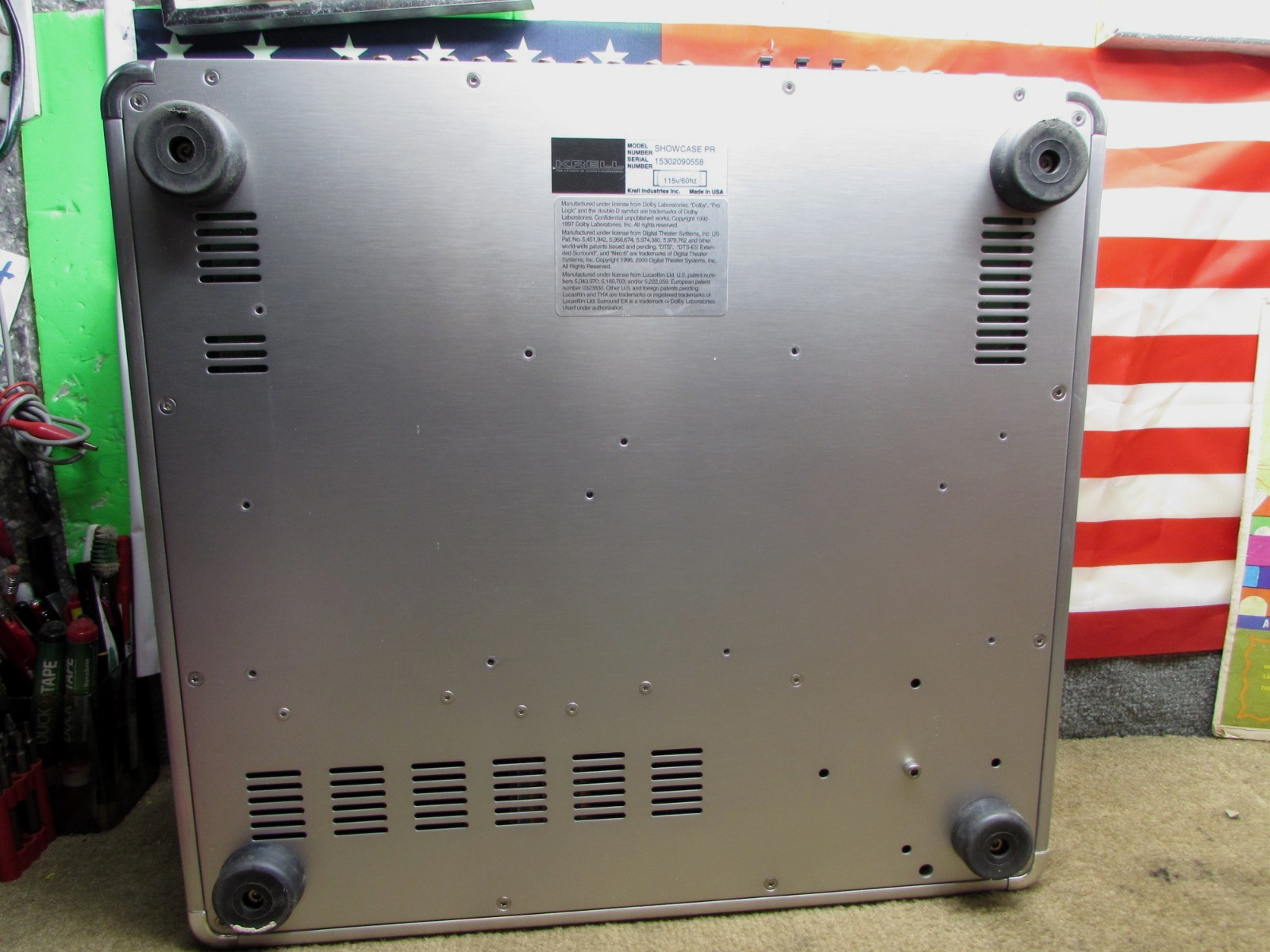 ESTATE* VINTAGE KRELL SHOWCASE PROCESSOR PREAMP ~ VIDEO-READ/+Orig Box