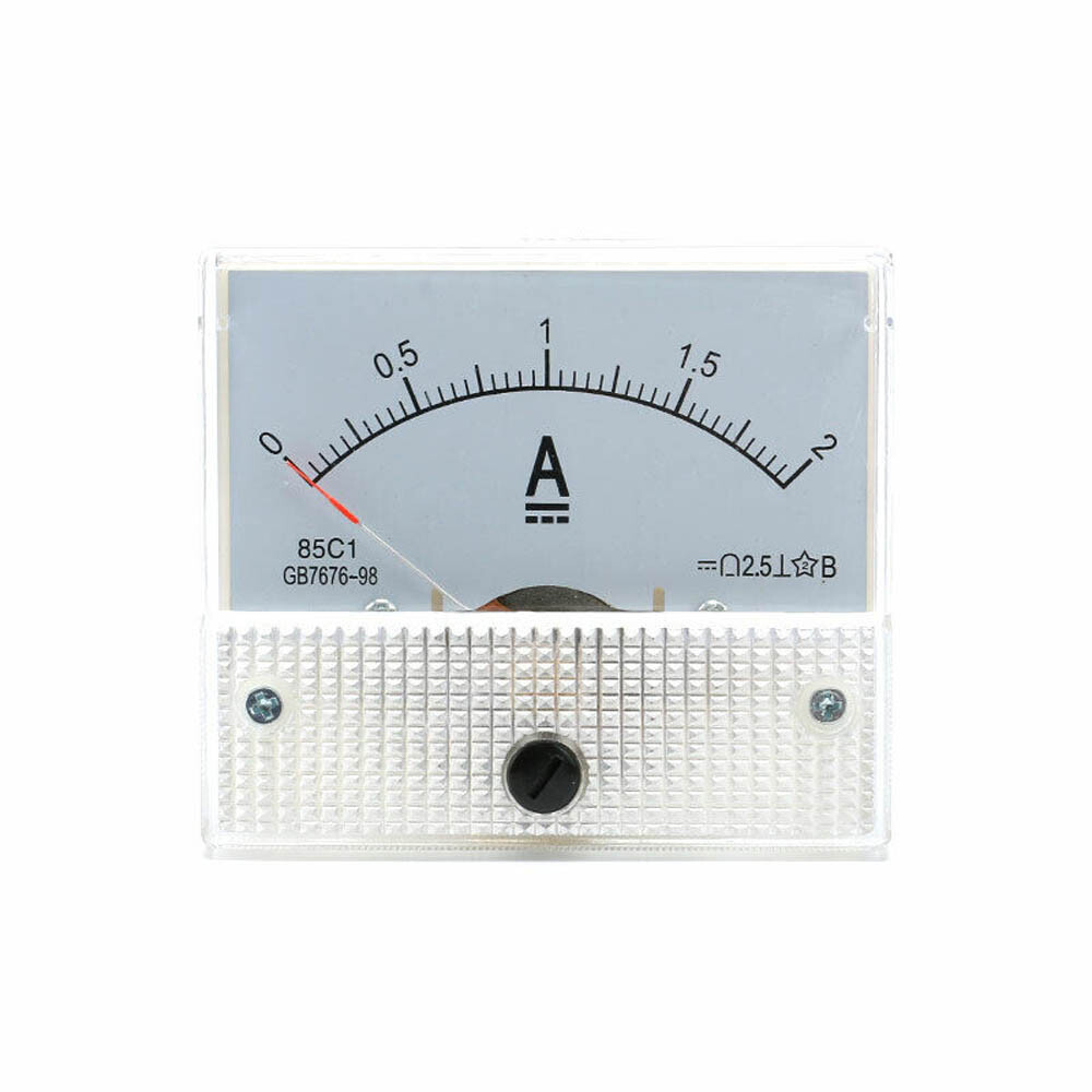 Analog Amp Panel Meter 2-30A 10-50V DC Ammeter Current Voltmeter Voltage 85C1