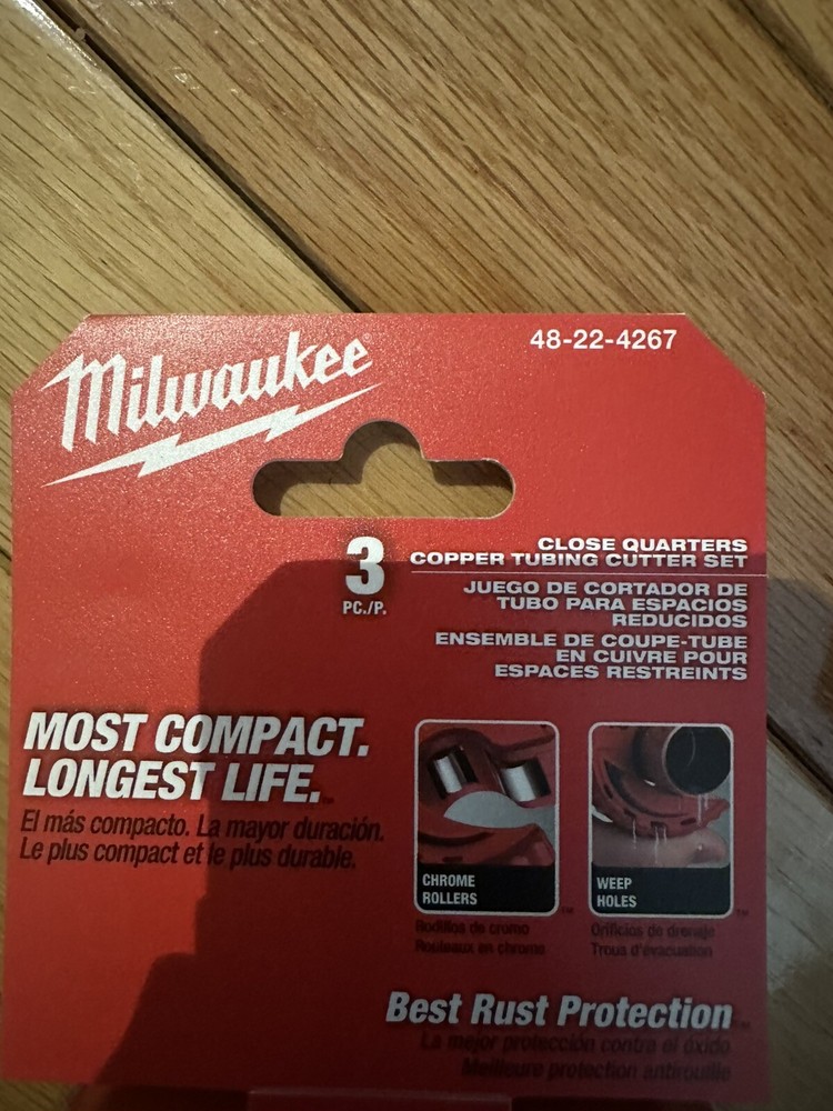 3 MILWAUKEE 3 PCS CUTTER SET 48224267