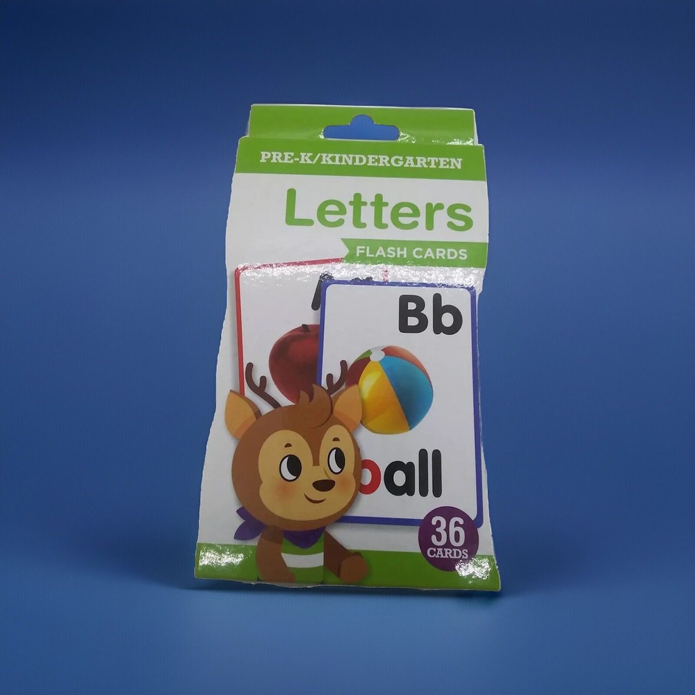 Letters Flash Cards Kindergarten Uppercase Lowercase Educational ABC's Learning