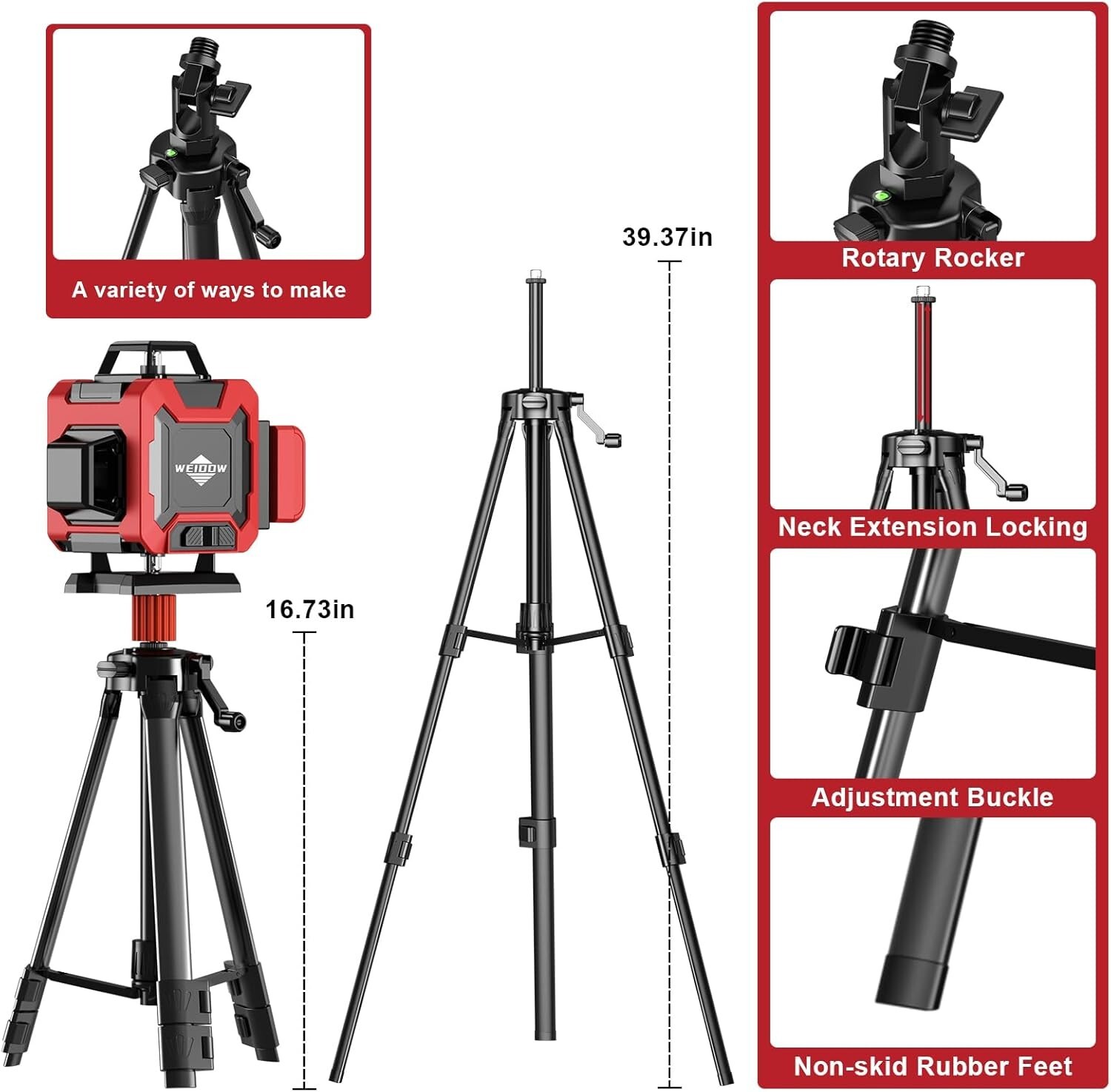 Laser Level 360 Self Leveling with Tripod for Construction Projects