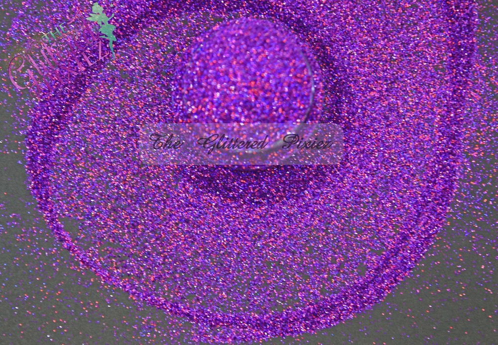 GRAPE NERDZ (holographic) Pixie Dust (extra Fine Glitter powder):