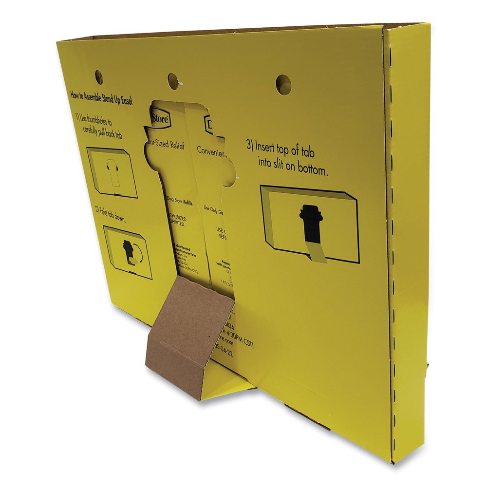 Lil' Drugstore 71622 Plastic Case Single-Dose Medicine Dispenser - Yellow New