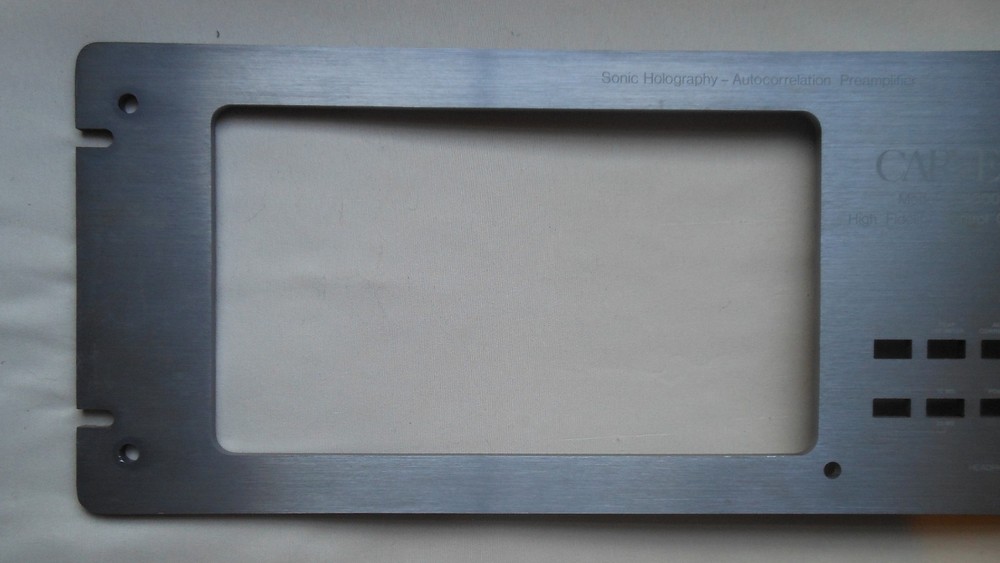Carver Model C-4000 Preamp FACEPLATE - Rack Mount Capable