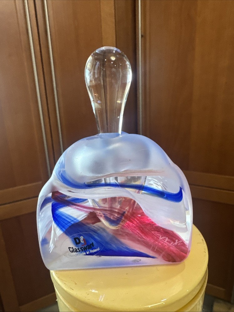 D&J Poland Perfume Bottle Signed