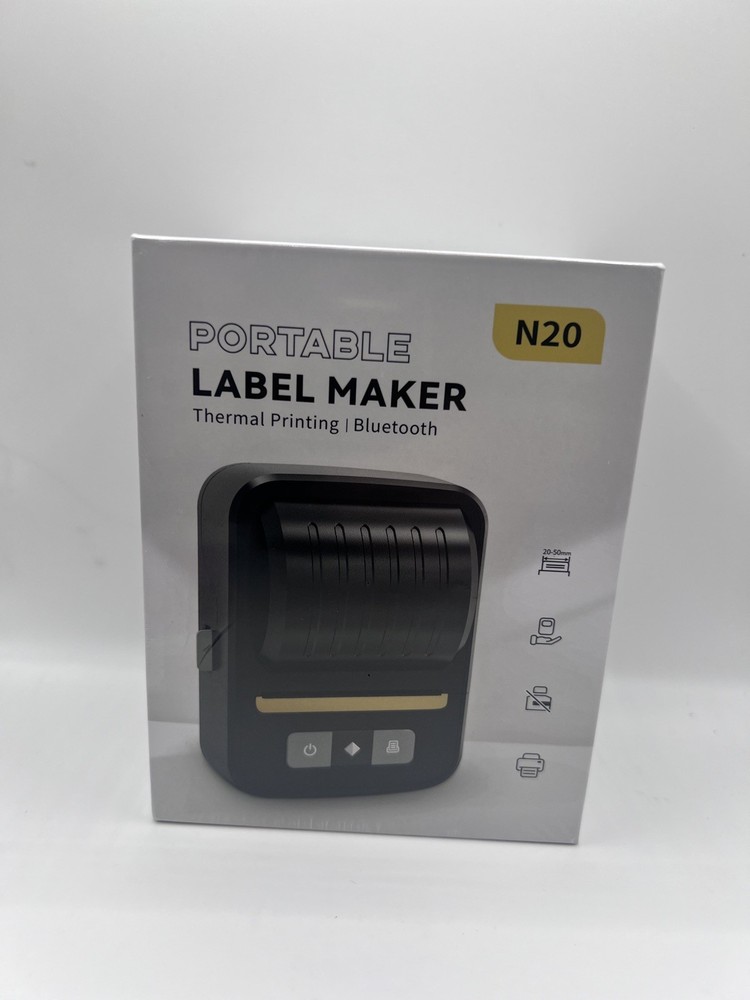 Label Maker Machine with Tape, Bluetooth Label Makers, Portable Thermal Label