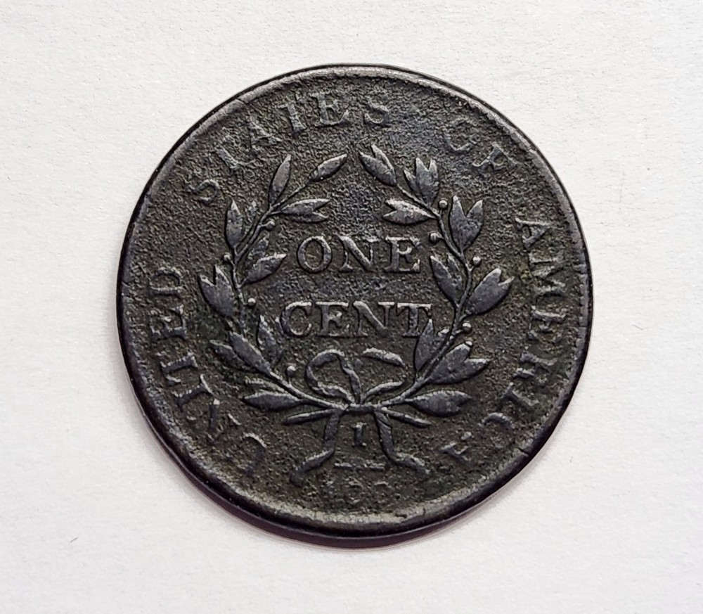 1802 Large Cent – VF Details with Stems