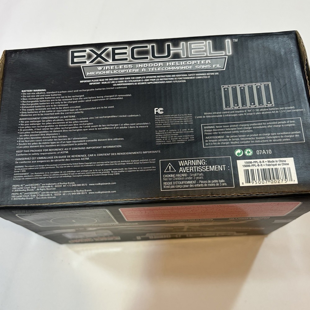 Execuheli Indoor RC Wireless Helicopter Toy RED