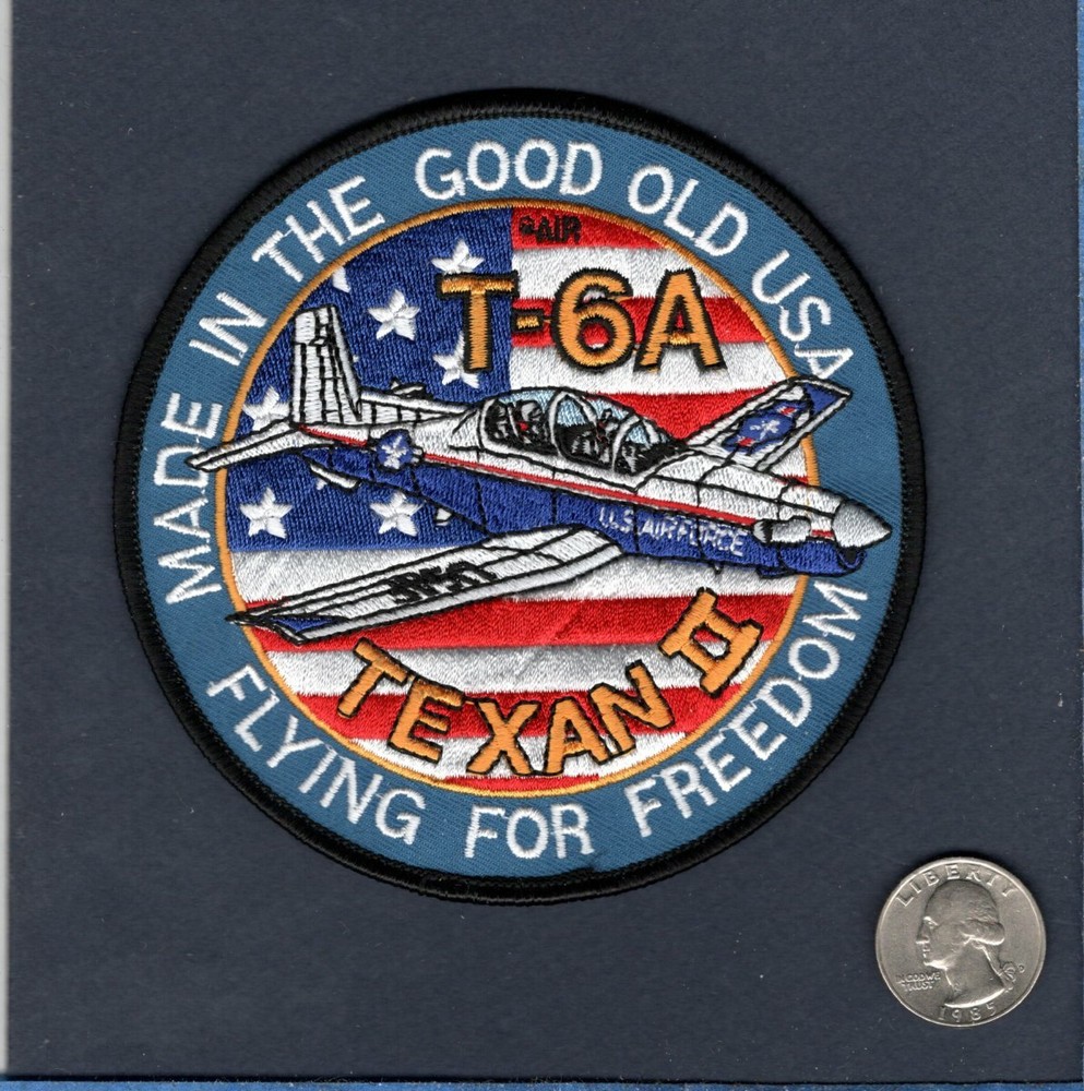 T-6A T-6 TEXAN 2 USAF Beechcraft  ATC Training Command Squadron Aircraft Patch