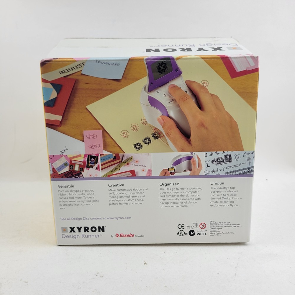 Xyron 24139 Design Runner Handheld Cordless Printer