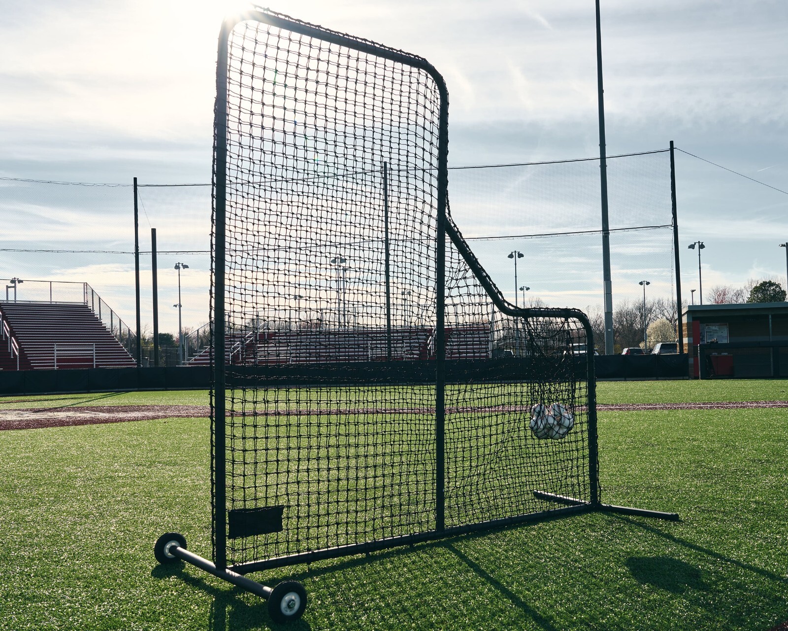 Murray Sporting Goods Baseball Batting L-Screen Protective Net - 7' x 7'