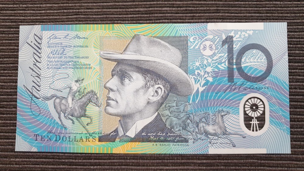 AUSTRALIA $10 2012 FIRST PREFIX Polymer Banknote AA12 453078
