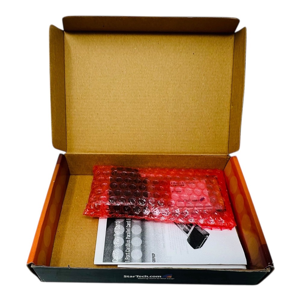 StarTech.com MODEL CB1PECP 1 PORT PARALLEL CARDBUS ADAPTER NEW IN BOX