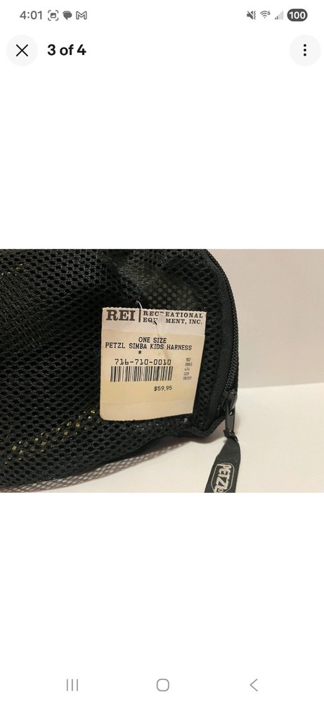 Petzl Simba Children's Climbing Harness