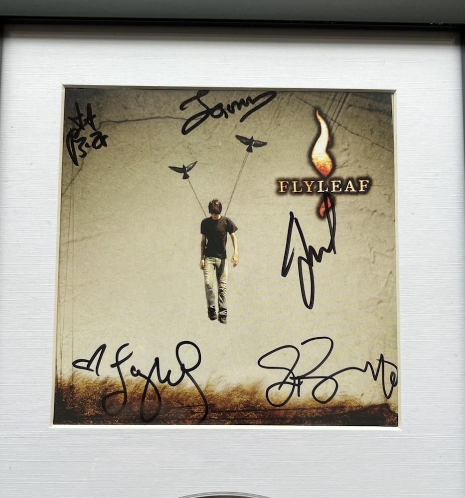 Flyleaf - 'Self Titled' CD Autographed / Framed