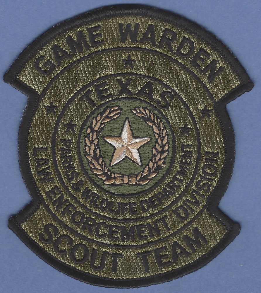 TEXAS GAME WARDEN SCOUT TEAM PATCH