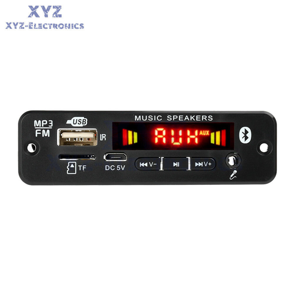 2*20W Amplifier Stereo DIY MP3 Decoder Board Bluetooth 5.0 Car FM Radio Module