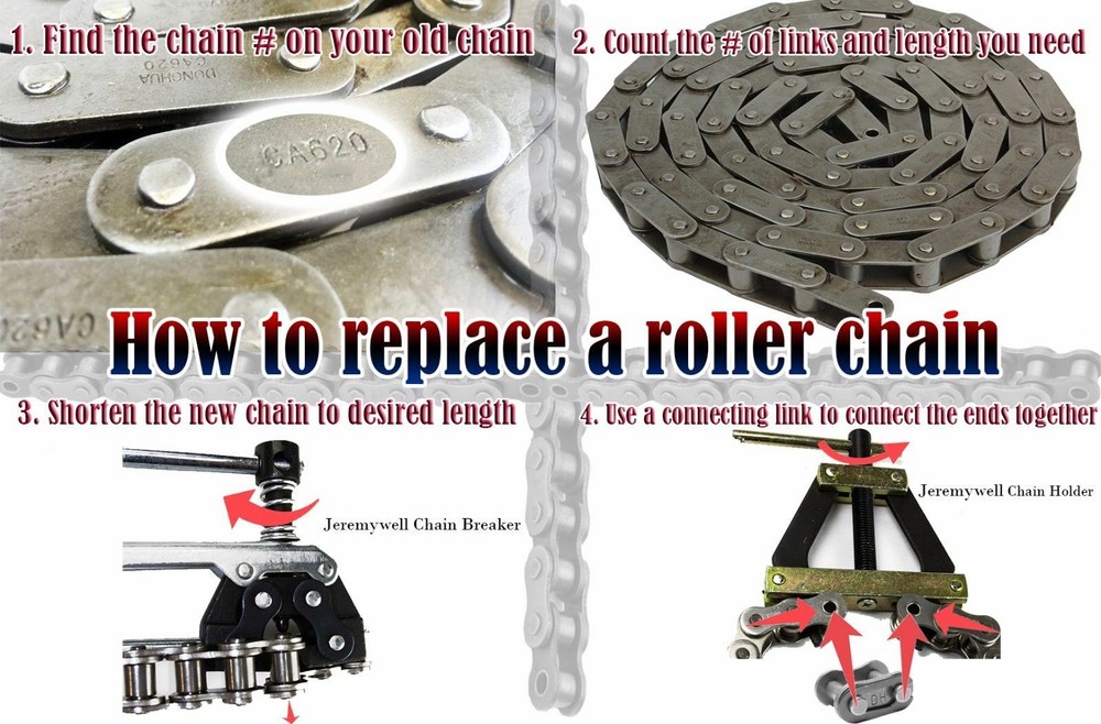 60-2 Double Strand Roller Chain Connecting Link (10PCS)