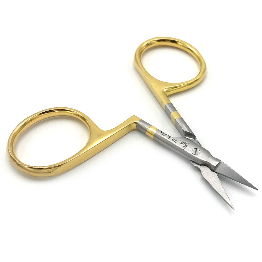 DR SLICK TWISTED LOOP ARROW POINT SCISSORS - 3.5" Fly Tying Crafts Sewing NEW!