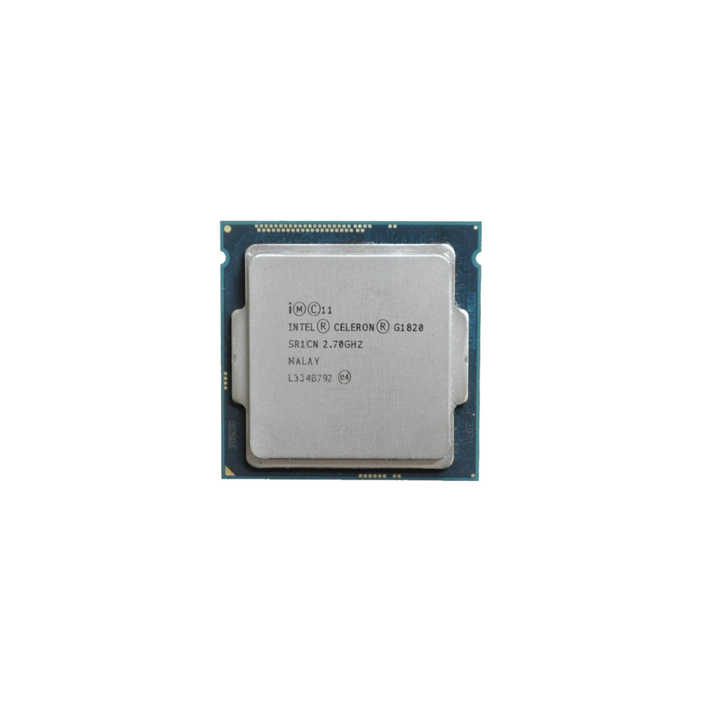 Intel Celeron G1820 CPU - Socket LGA 1150 2 Cores 2 Threads 2.7GHz 2MB L3 Cache