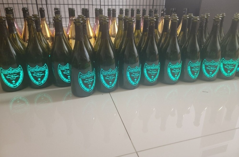 20 bottle Dom perignon luminous empty bottle. All size available.
