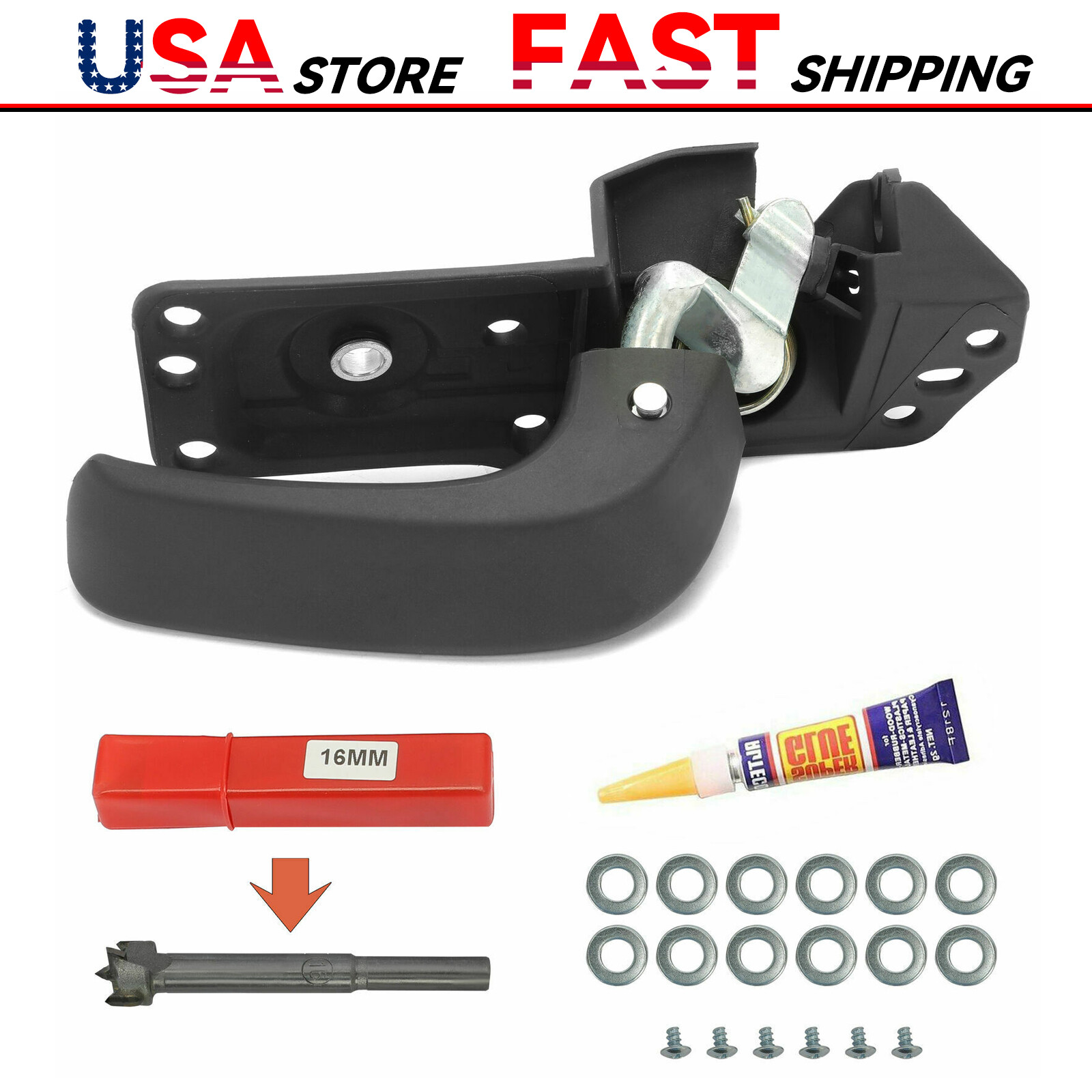 Door Handle Repair Kit Interior Inside LH For 07-13 Chevy Silverado GMC Sierra