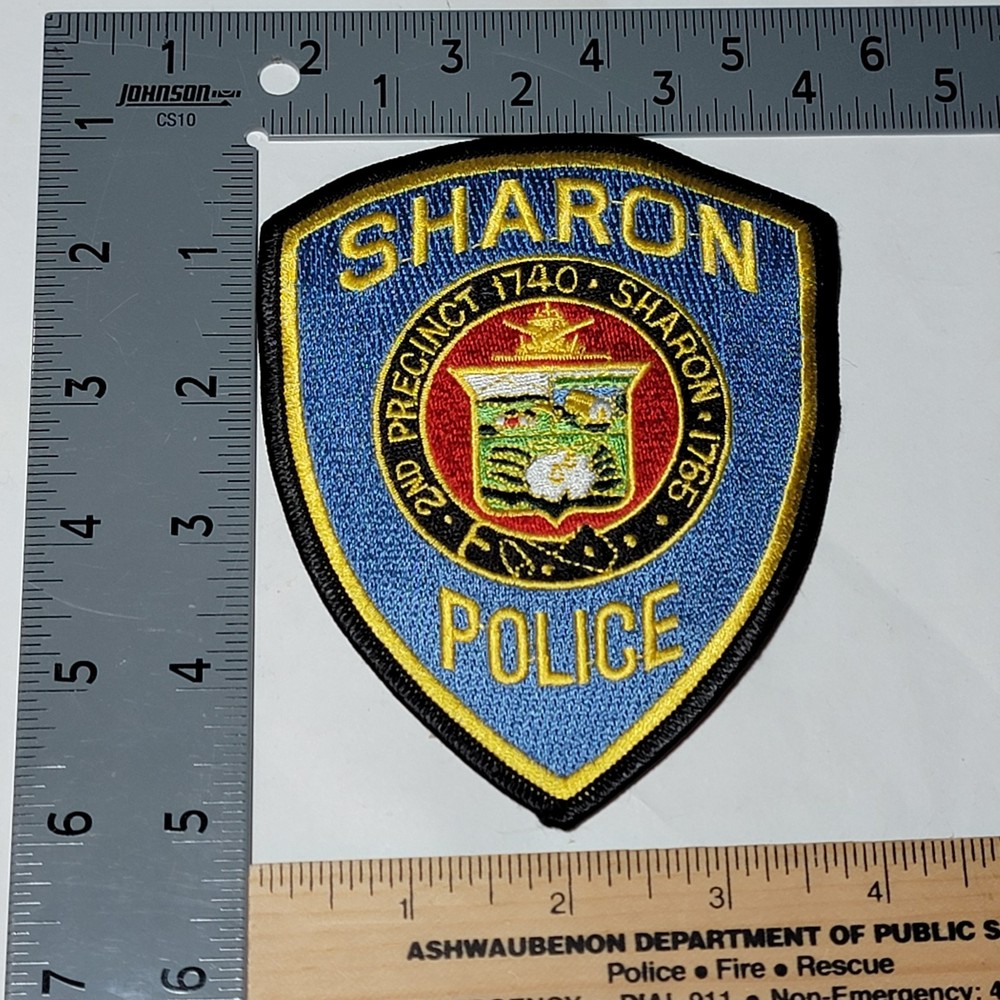 MK2 B7 Police patch Massachusetts Sharon