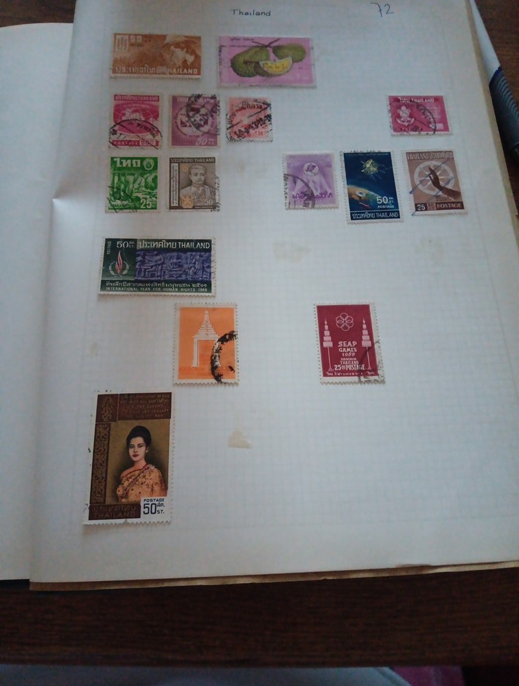 POST STAMPS (AOTW72)  THAILAND USED