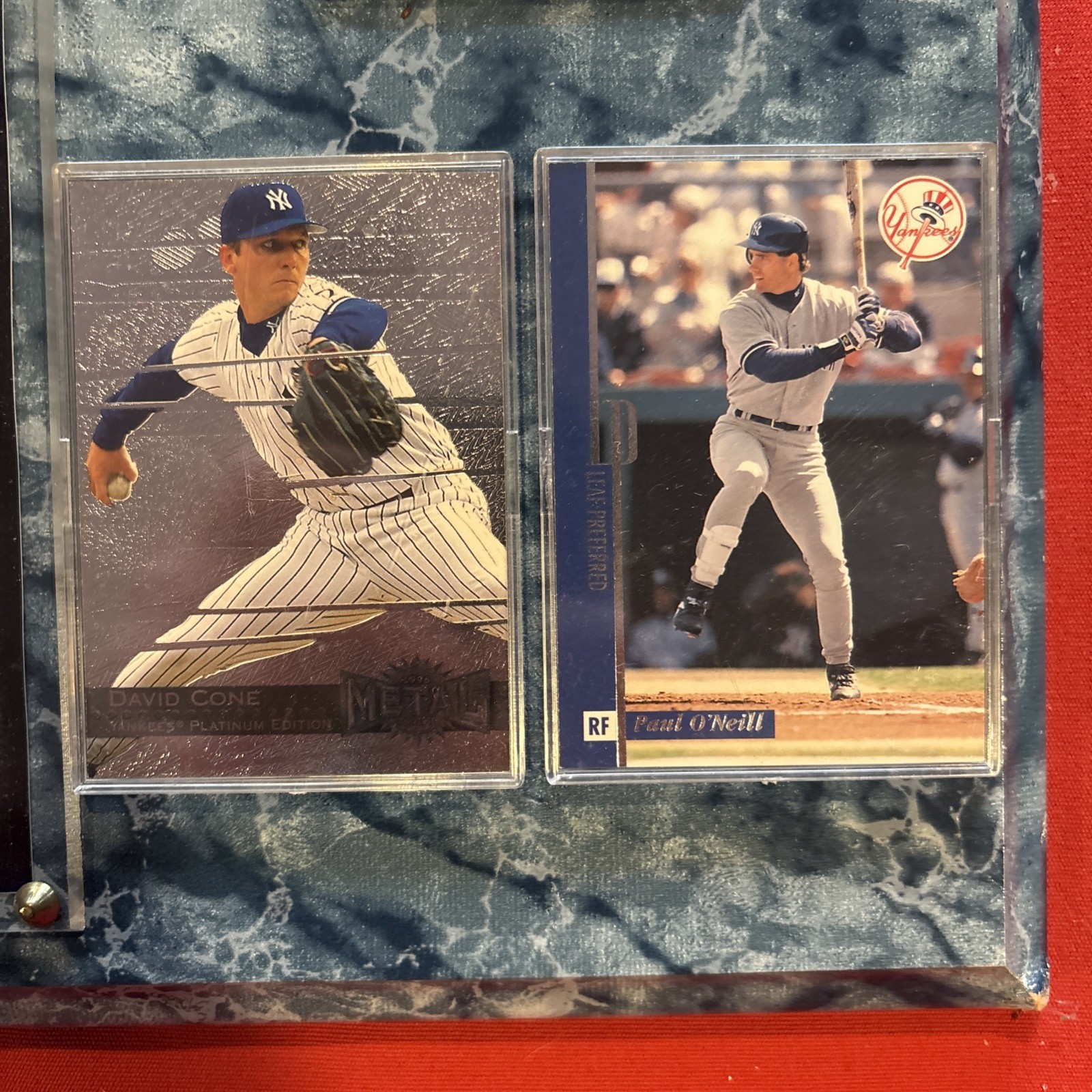 Vintage 1996 New York Yankees Team Roster Photo Wall Plaque- Jeter Gooden Rivera