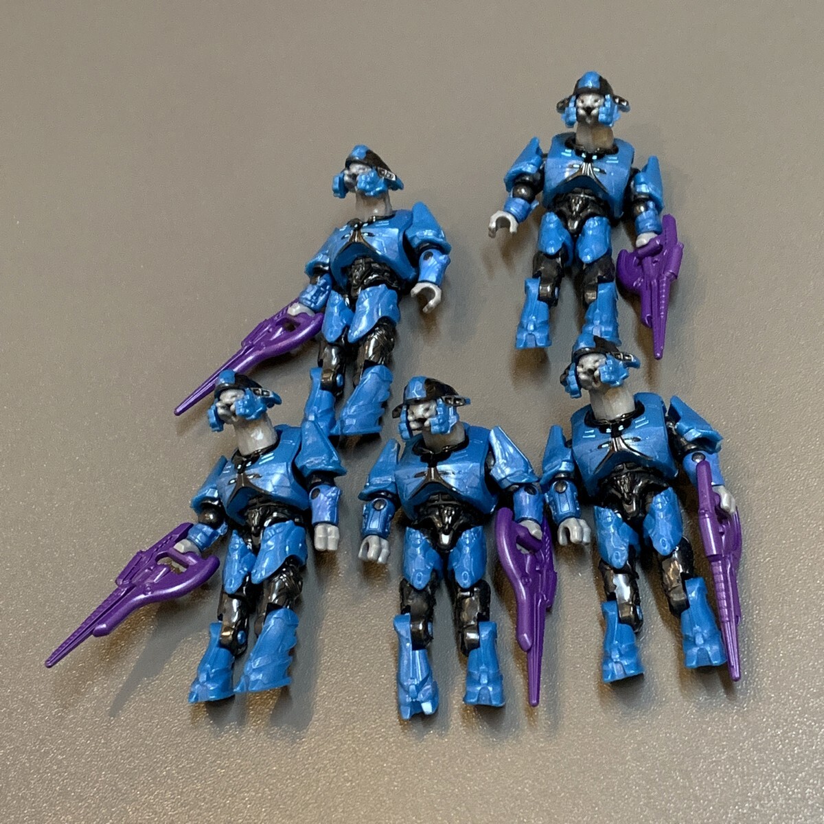 5 New Blue Elite Minor Halo Mega Bloks Construx Covenant Figure Minifigure gifts