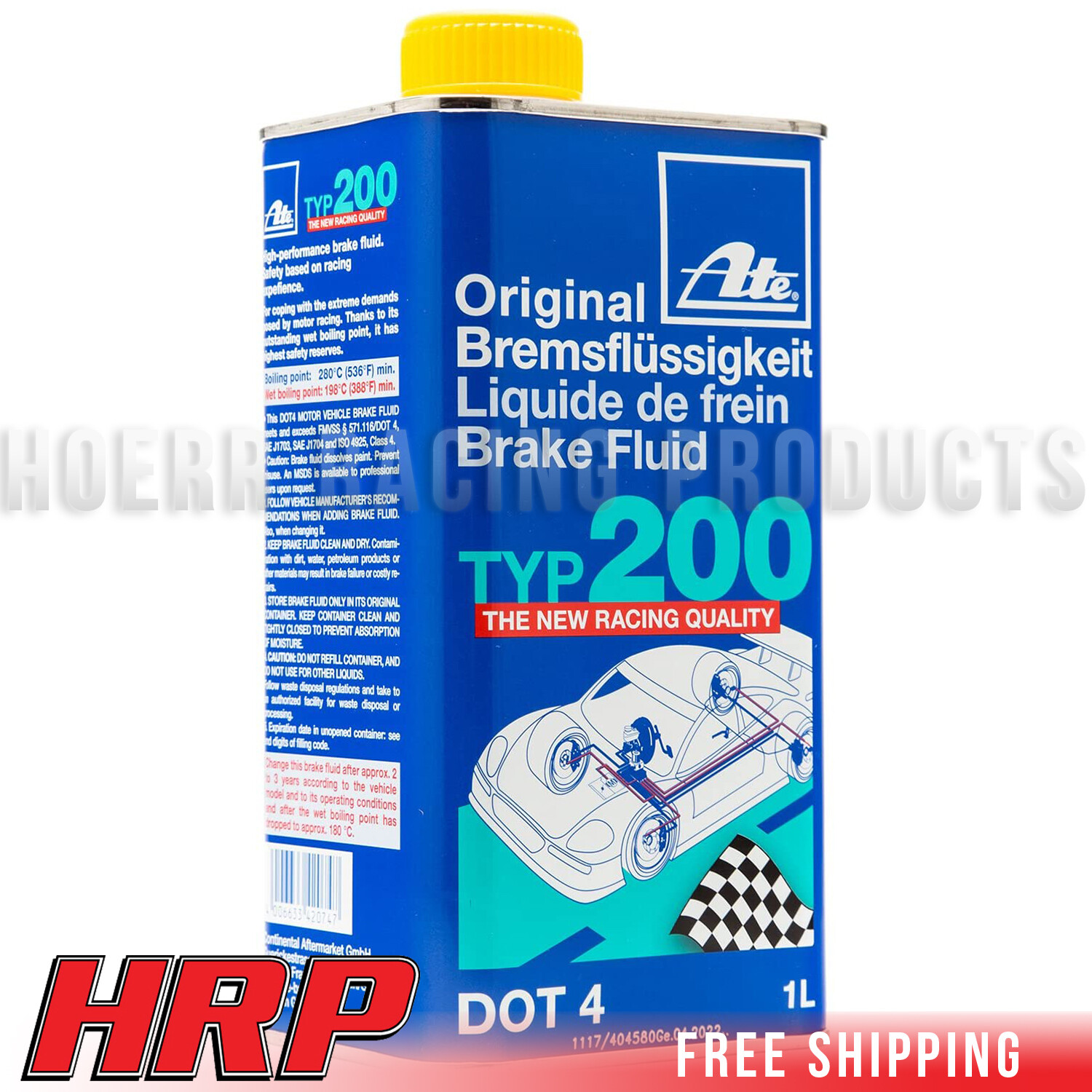 ATE Type 200-Racing Brake Fluid-DOT 4 (2 Pack)