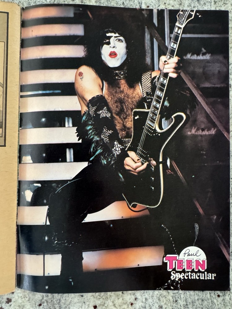 KISS 1978 TEEN SPECTACULAR MAGAZINE GENE PAUL ACE PETER AUCOIN VINTAGE MEGA RARE