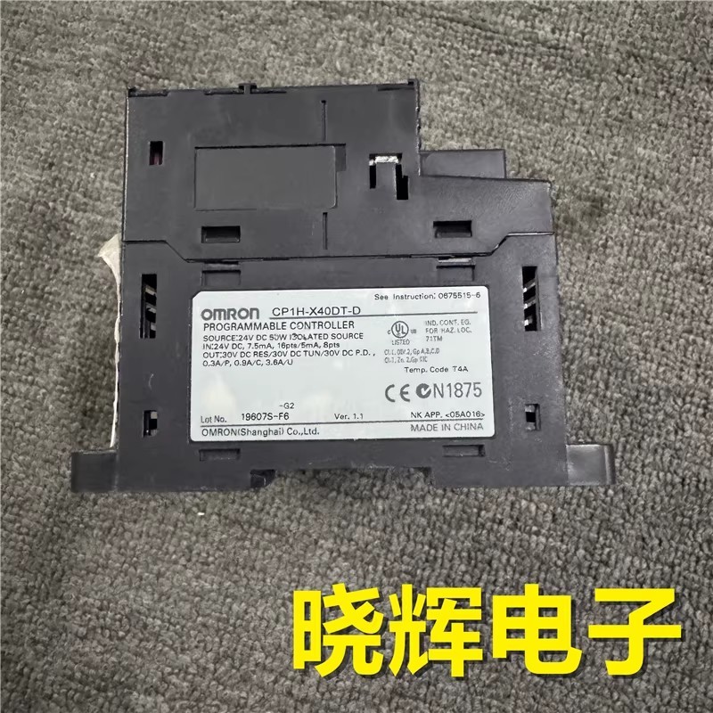 1Pcs Used Omron controller CP1H-X40DT-D